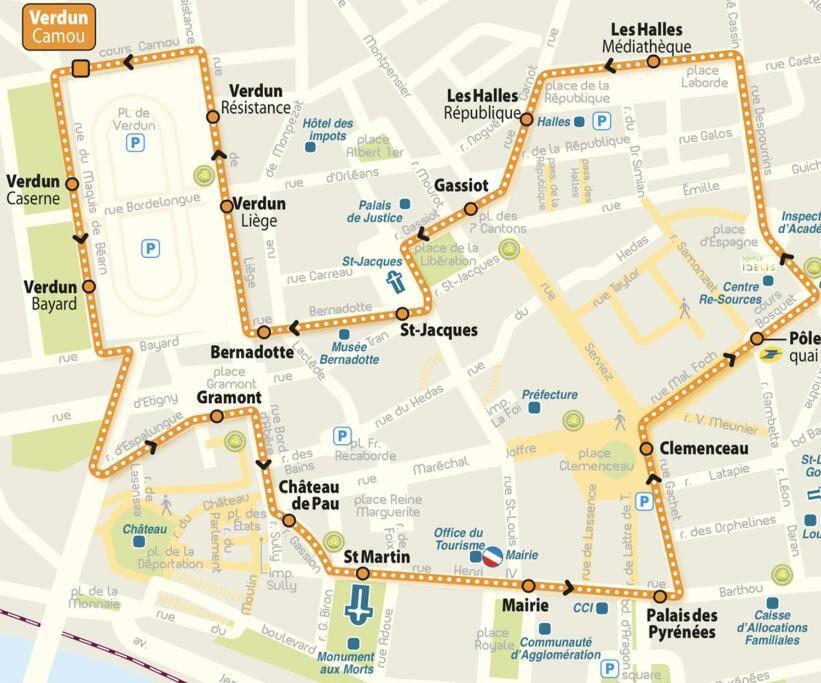 Quartier Historique Du Chateau Bel Appt Meuble Pau Eksteriør billede